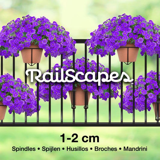 Confezione da 3 pezzi - Clip per piante RailScapes - Barre strette