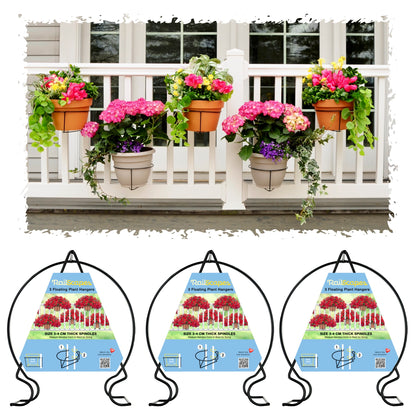 6 Pack - RailScapes Pinza para plantas - Barras anchas