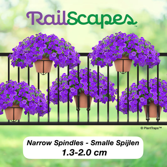 RailScapes Pflanzenklammer - Schmale Stangen