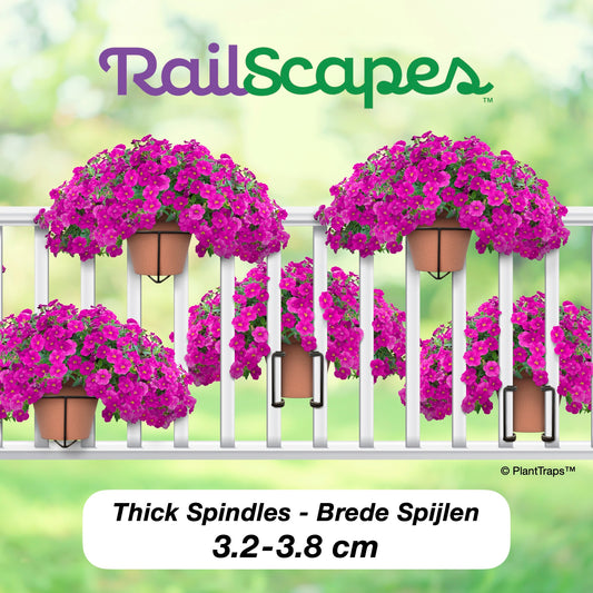 RailScapes Pflanzenklammer - Breite Stangen